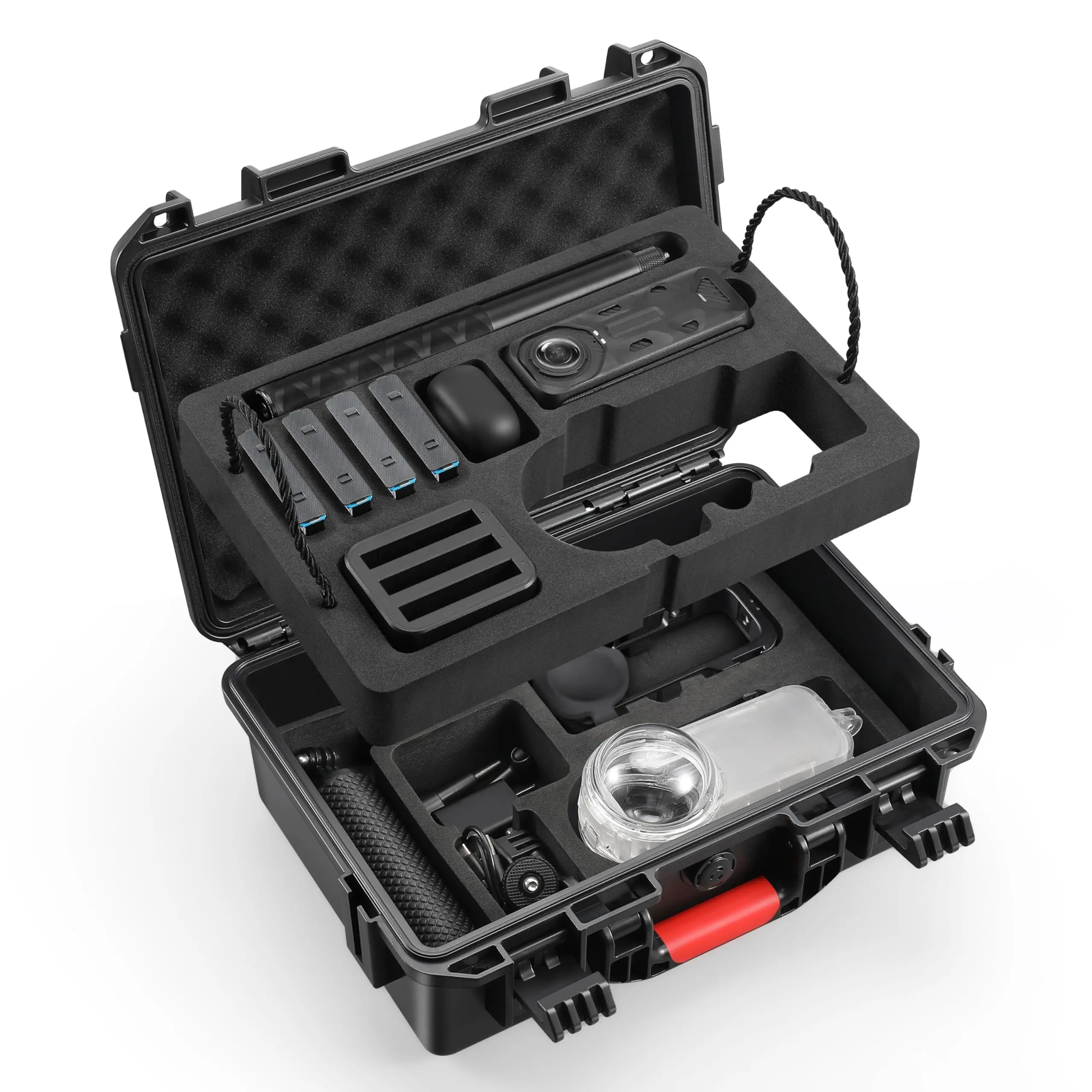 

STARTRC PHOTO Waterproof Carrying Case for Insta360 X4 Accessories Double Layers Travel Storage Box Hard Shell