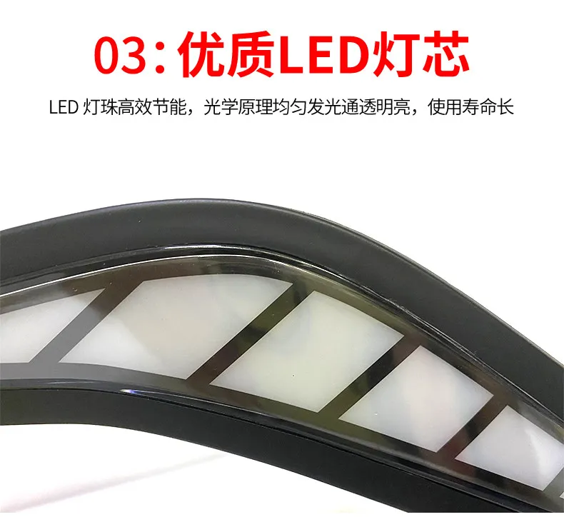 For Honda Integra 2022-2024 Car Led Daytime Running Light Front Fog Lamp Modification Upgrade Streamer Steering 12V Daylights detail image 13