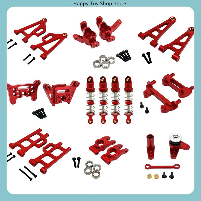 Metalen upgradekit voor kwetsbare onderdelen, compatibel met MJX 1/14 14207 14208 RC auto-onderdelen