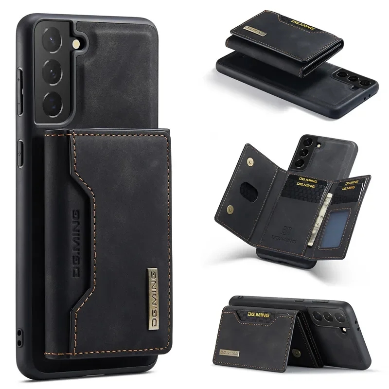 Magnetic Leather Phone Case For Samsung Galaxy S23 S22 Ultra A14 A24 A34 A54 A13 A23 A33 A53 A12 A52 A22 A32 Wallet Card Cover