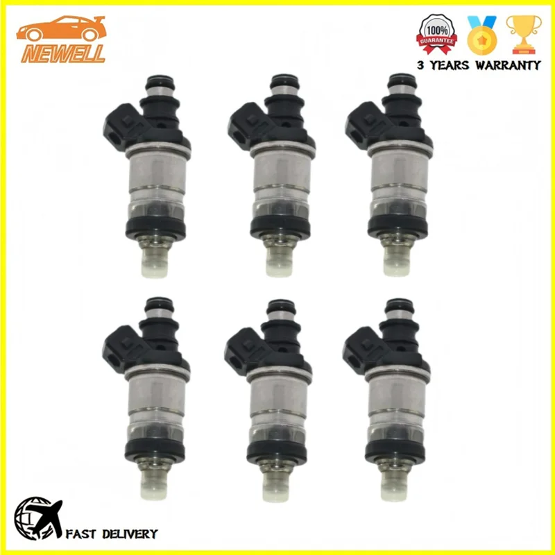 6pcs 65L-13761-00-00 65L137610000 18715T1 Fuel Injector For YAMAHA OUTBOARD 97-05 150-250HP OX66 Yamaha 150-200-225-250 HP