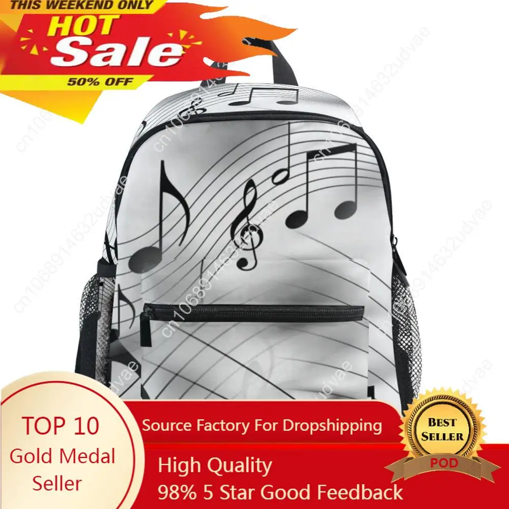 

Piano Children School Bags For Kids Bagpack Teenager Girls Book Bags Music Note Girls Primary Kindergarten Preschool School Bag