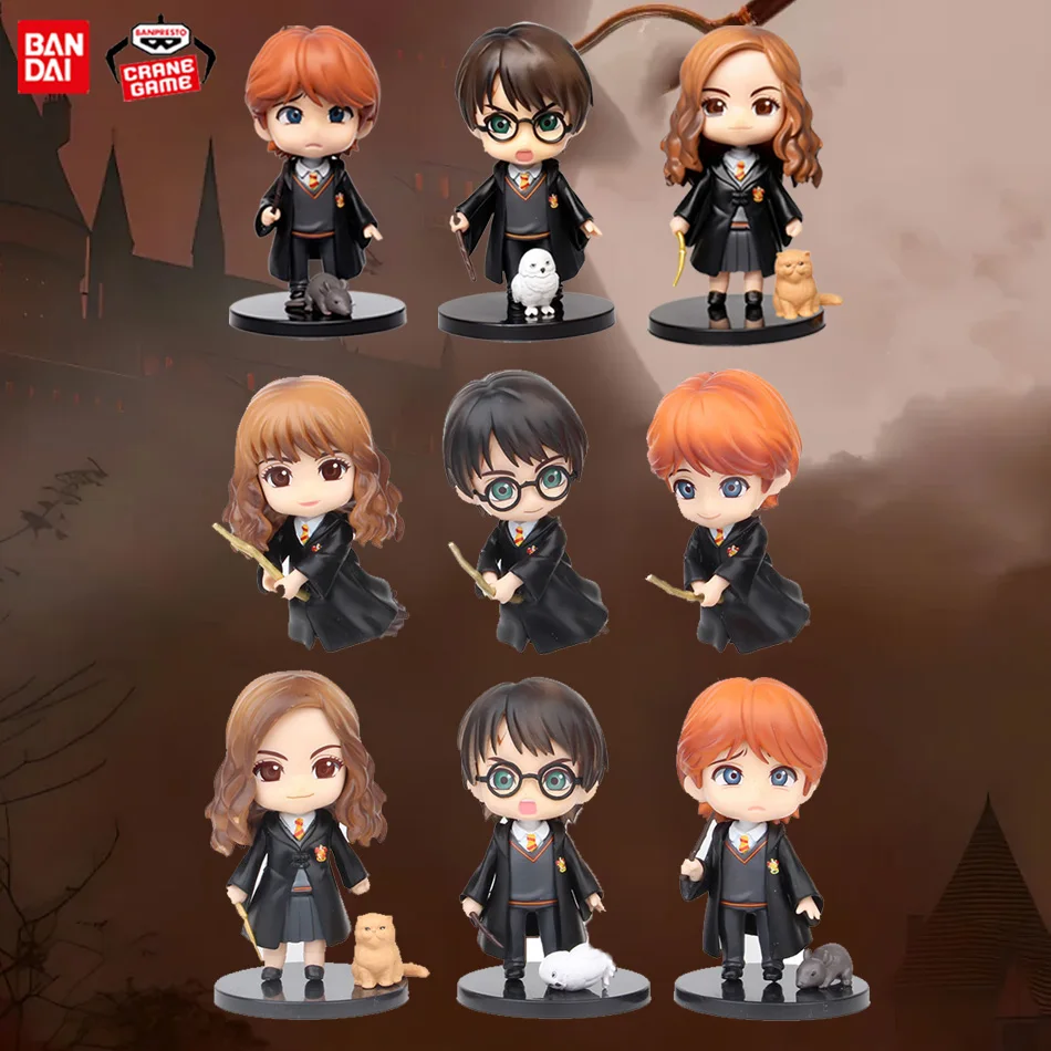 10cm Original Q Posket Serie Version Figur Draco Malfoy und Hermine Actionfigur Anime Sammlerstück Kinderpuppe
