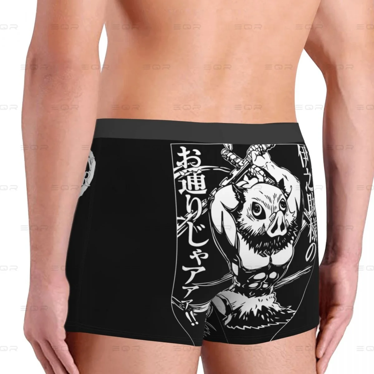 DEMON SLAYER Men\'s Boxer Briefs,Highly Breathable Underwear,High Quality 3D Print Shorts Gift Idea