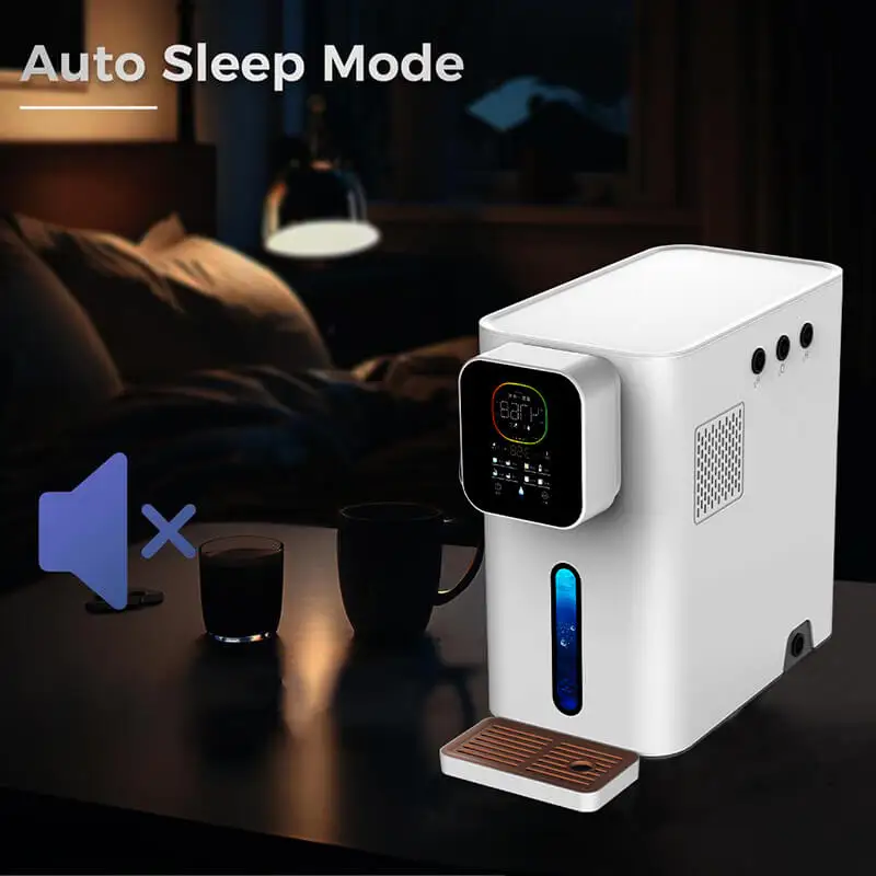 Desktop Hydrogen Rich Water Maker Dispenser Automatic Instant Cold And Hot Hydrogen Water Filter Ionizer With Hydrogen Inhaler