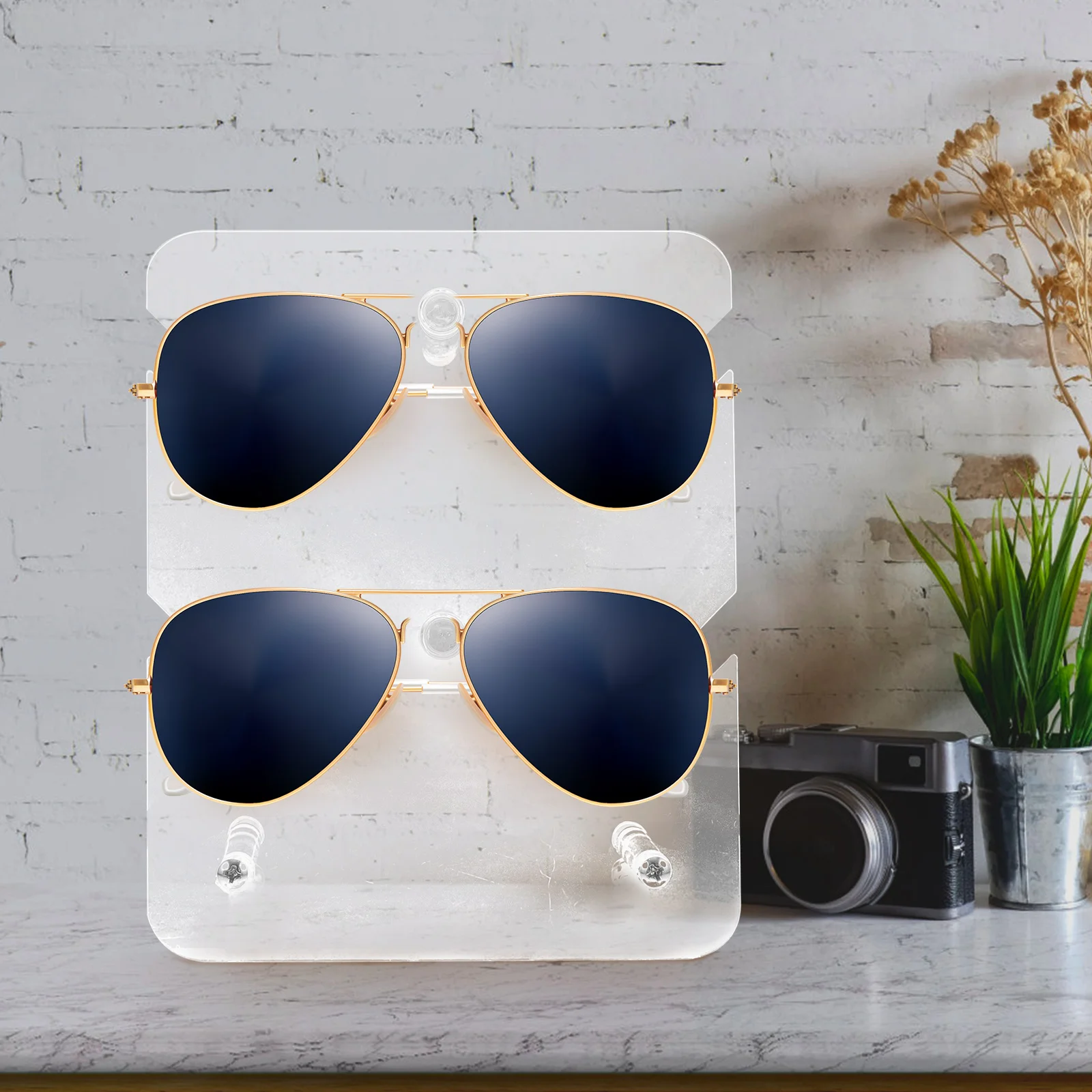 

Glasses Display Rack Stand Sunglasses Organiser Eyeglass Frame Holder Racks Storage