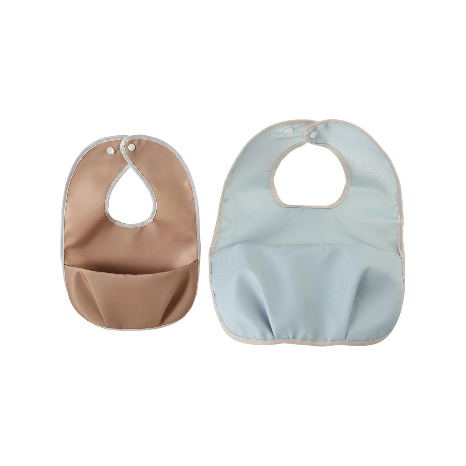 

Комбинированный набор для новорожденных: нагрудник и салфетка (хаки + синий)