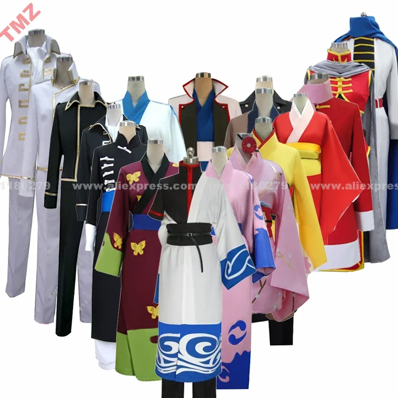 

Gin Tama Gintama Kyubei Yagyu Kamui Kimono Group of Characters Clothing Anime Clothes Cosplay Costume,Customized Accepted