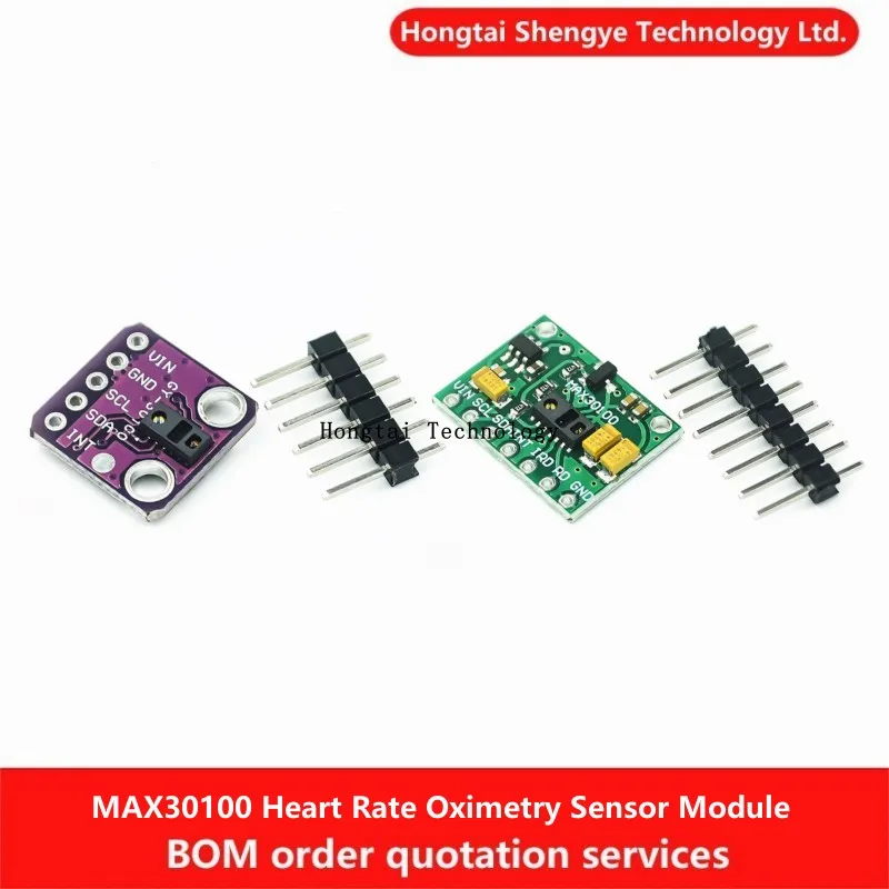 MAX30100 MAX30102 Heart Rate Blood Oxygen Concentration Sensor ModuleHeart Rate Click Sensor