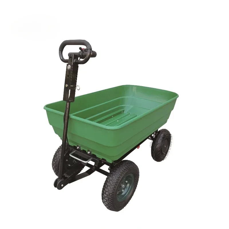 Multifunctional Trailer 4 Wheels Electric Motor Touring Vehicle Outdoor Used Heavy Duty Vehicle