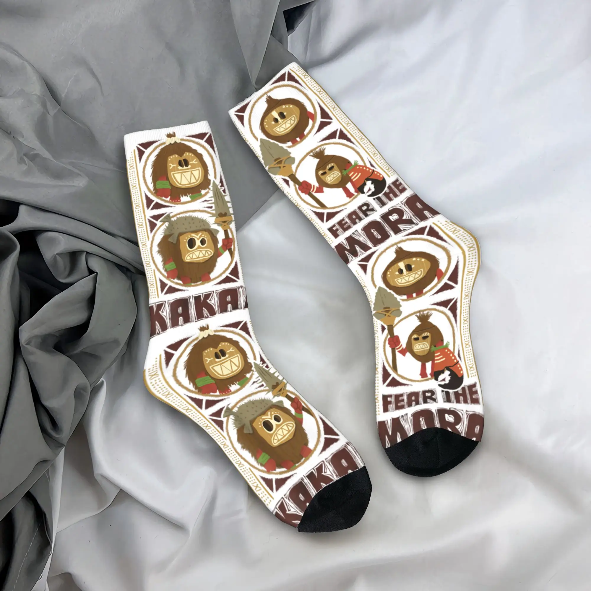 

Moana Fear the Kakamora Tiki Style Group Portrait Носки Нескользящие чулки Мужские удобные носки для скалолазания Осенние корейские носки
