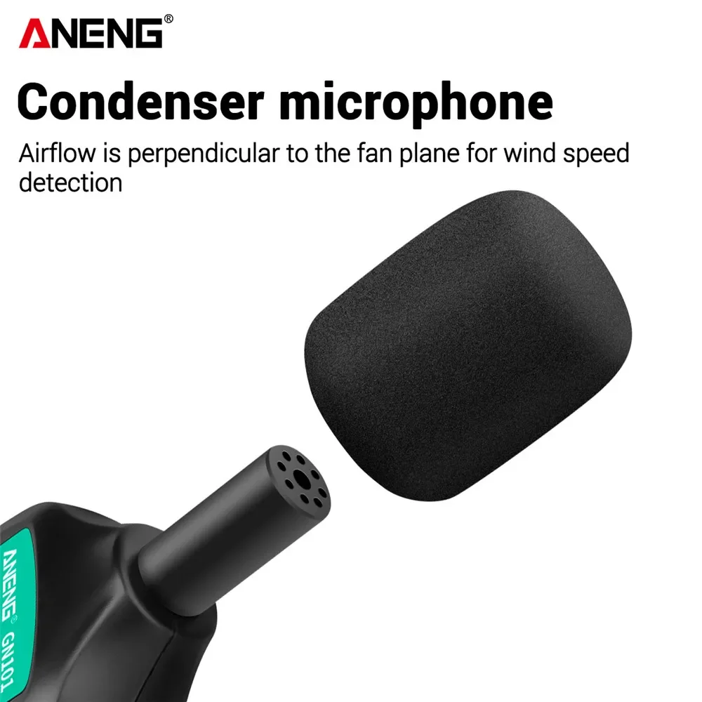 ANENG GN101 Digital Noise Meter Measurement 35-135 db Intelligent Sound Level Meter Decibel Monitor Logger Diagnostic-Tool