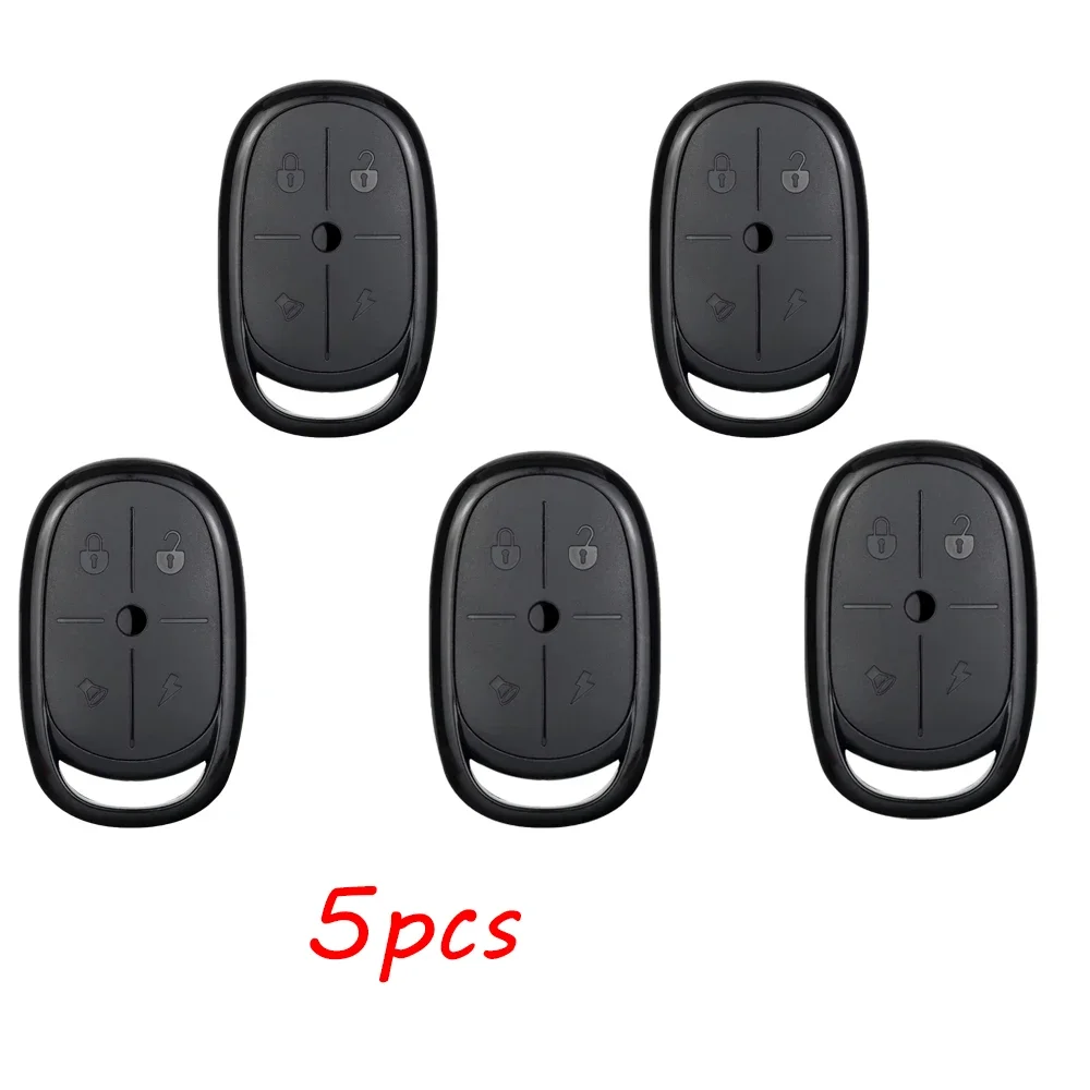 1-5pcs 433MHz Four-Key Copy Wireless Remote Control for Electric Garage Access Electric Lane Gate Battery Powered Self Copy Remo