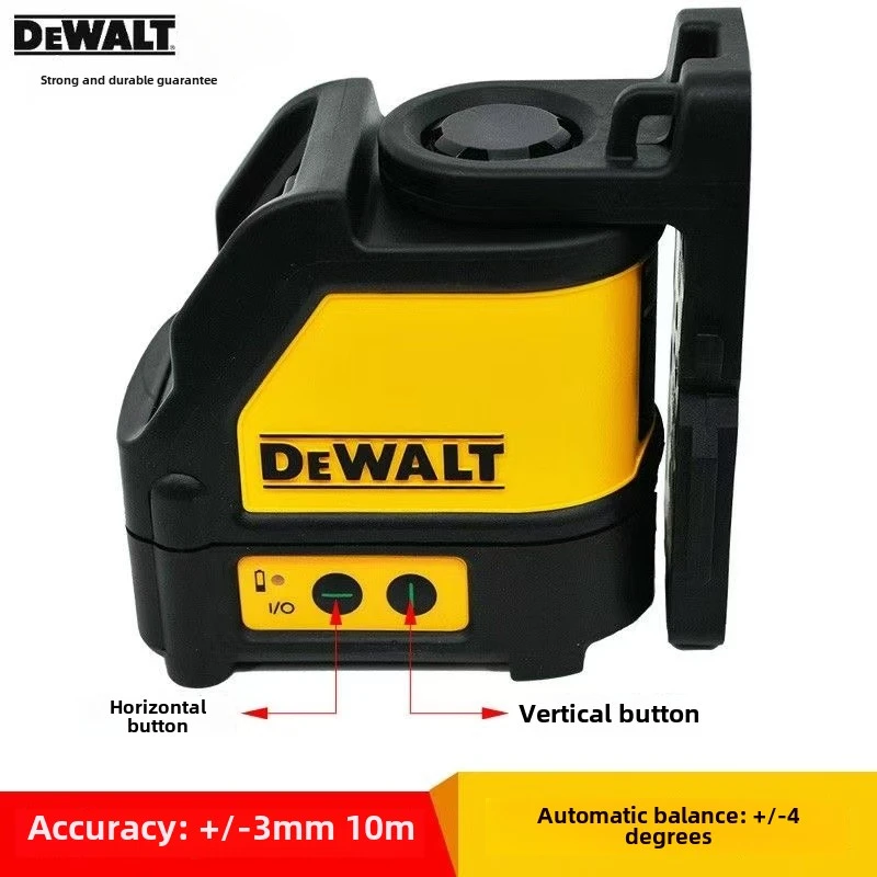 DEWALT Cross Laser Level DW088CG Indoor And Outdoor High-Precision 2-Lines Self Ieveling Green Beam Laser Level Power Tool