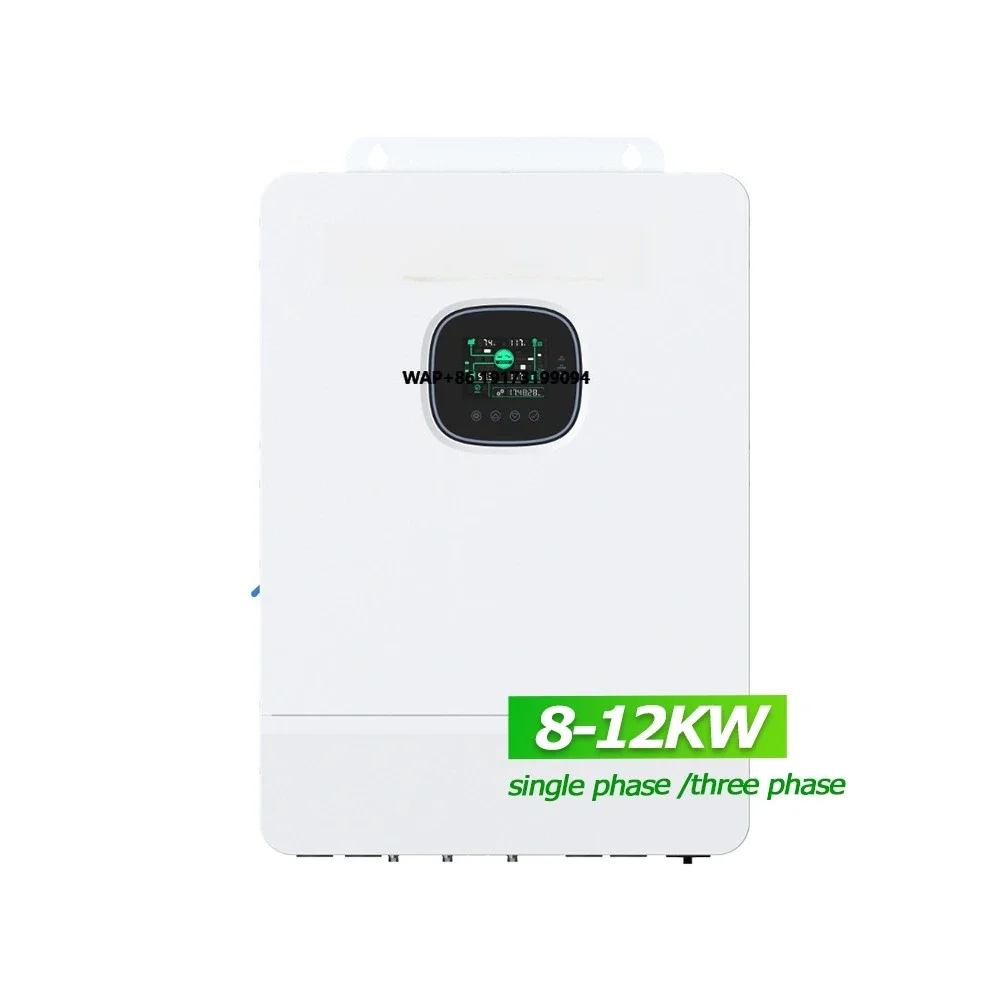 48V Single Phase Hybrid Inverter 8KW 10KW Off Grid High Frequency Solar Power Inverter 8000W