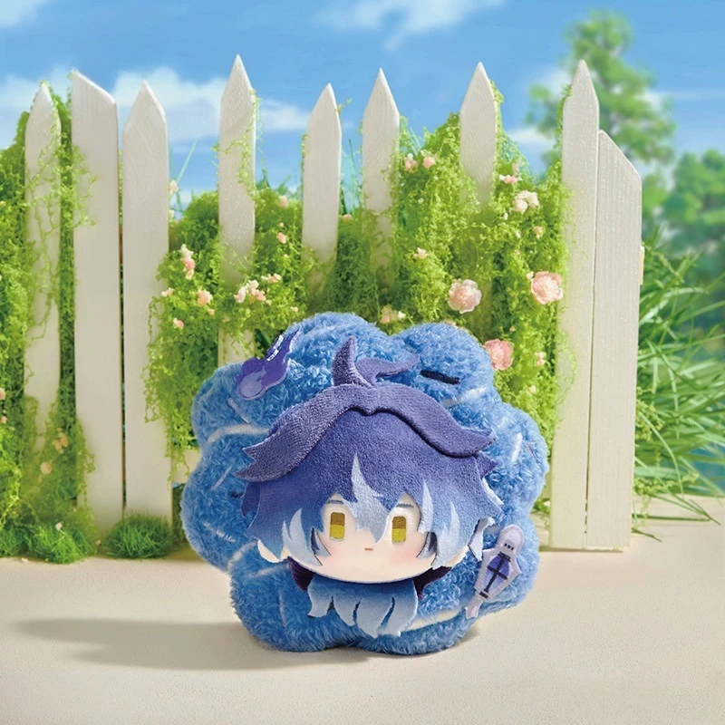 Anime Game Genshin Impact Spring Blossom Tales Series Kawaii Cosplay Soft Cotton Doll Xiao Cartoon Keychain Toy Figure Fans Gift