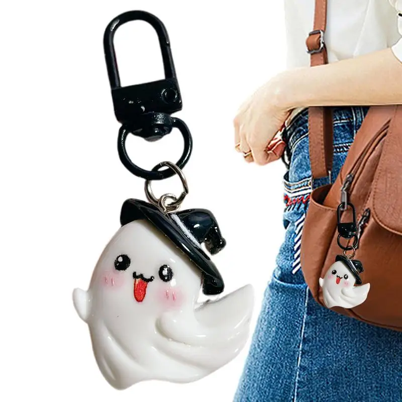 Spooky Key Ring Cartoon Keyring Pendant Creative Backpack Accessory for Girls Women Bag Pendant for Wallet Backpack