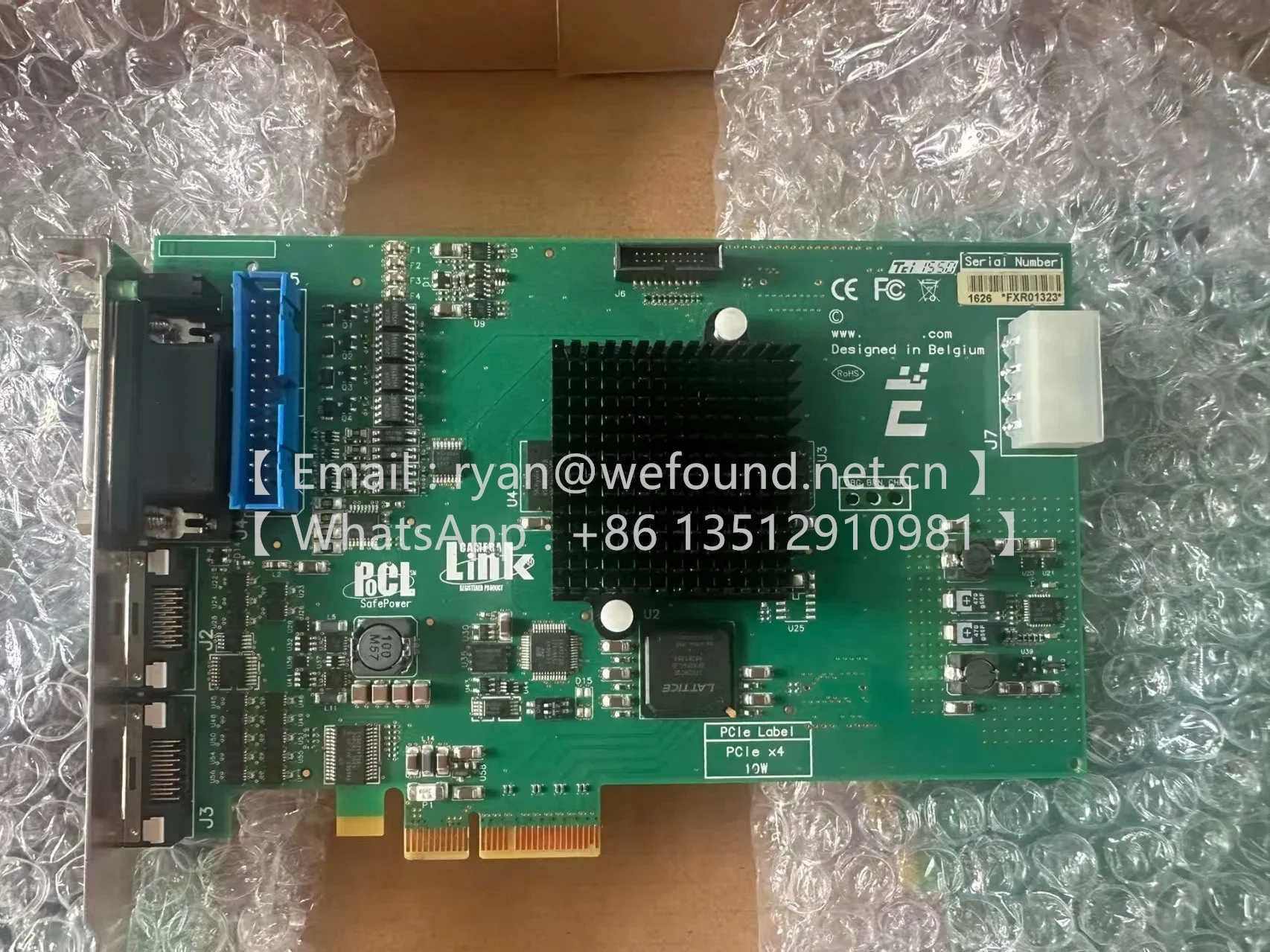 

1622 Grablink Full, 1623 Grablink DualBase ,1624 Grablink Base ,1626 Grablink Full XR for Euresys Frame Grabbers