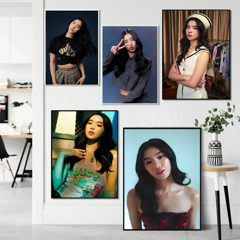 KPOP SOPHIA K-KATSEYE Poster Waterproof Wall Art Sticker For Bar Living Room Vintage Room Decor High Quality Print Gift