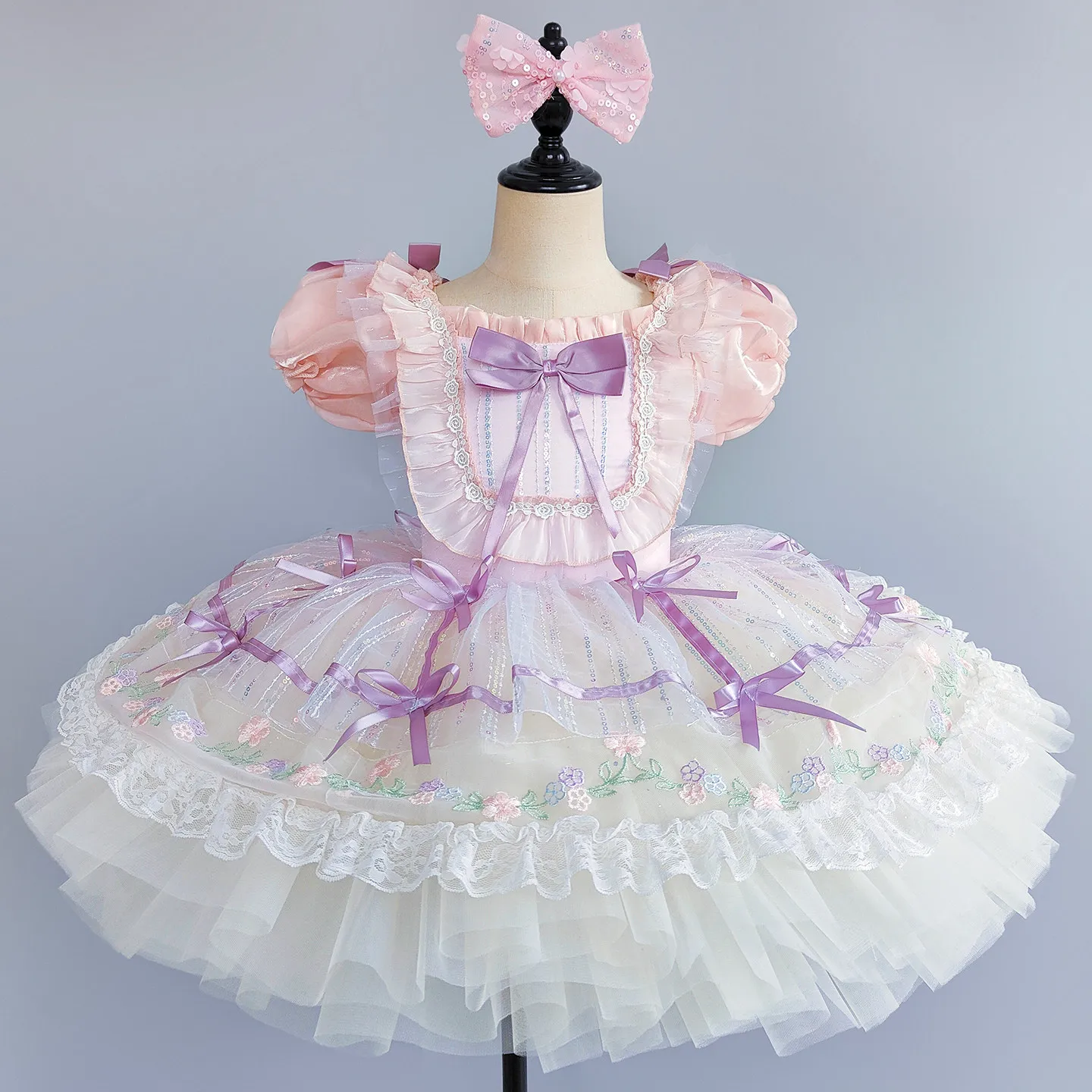 girl-pink-purple-ballet-tutu-dress-kids-lolita-puff-sleeve-ballerina-costume-children-stage-performance-birthday-party-dancewear