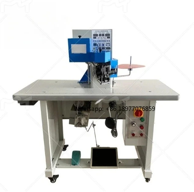 2026 Microcomputer-Controlled Semi-Automatic Leather Bag Zipper Machine Zipper Sealing Equipment For Leather Production