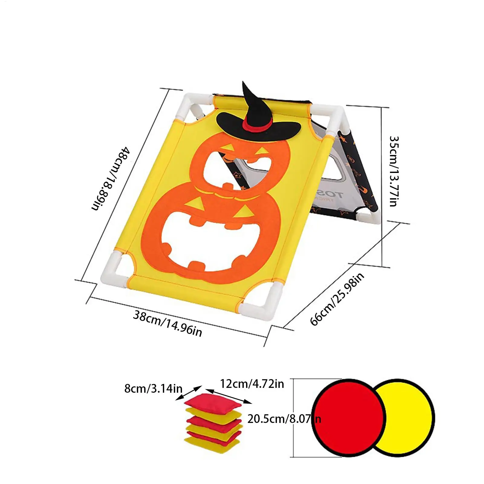 Jeux de lancer de sacs de haricots effrayants, fêtes à thème d'halloween, jouets sensoriels interactifs, activités de fête pour enfants en famille