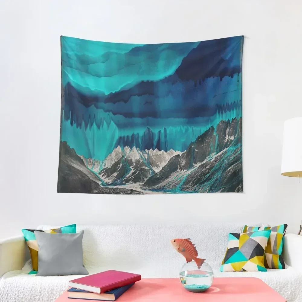 

Skyfall, Melting Blue Mountain Clouds Tapestry Room Decor Room Decoration Accessories Tapestry