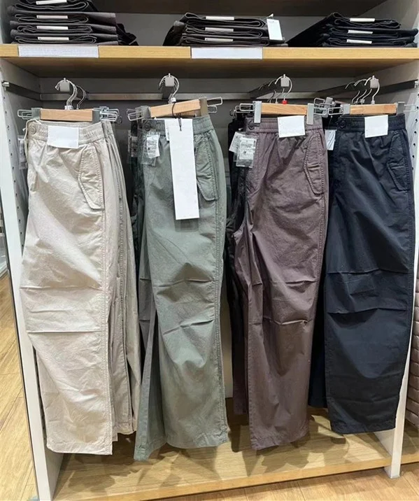 

Faionable All-Match Wide-Leg Casual Straight Leg Pants Urban Sle Spring Season Long Trousers for Men And Women