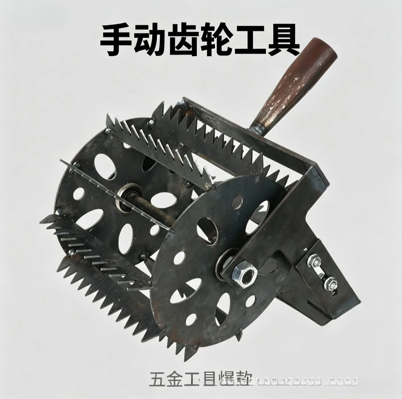 The New Wheeled Push Hoe, Hand Push Weeding, Good Tool, Hand Push Trencher, Agricultural Ploughing Machine, Cultivated Land Weed