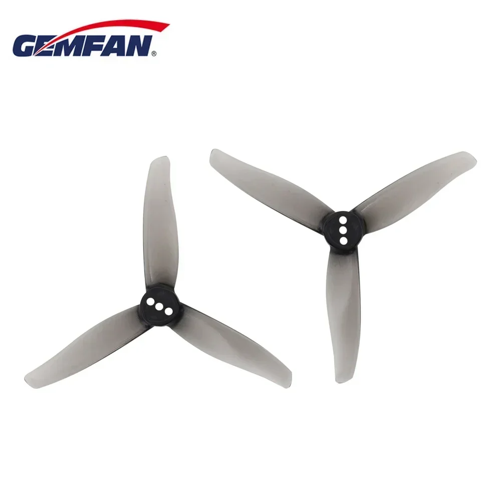 10Pairs(10CW+10CCW) Gemfan Hurricane 3016 3-Blade Propeller 1.5mm 2mm (Random Color) for RC FPV Freestyle 3inch Toothpick Drones