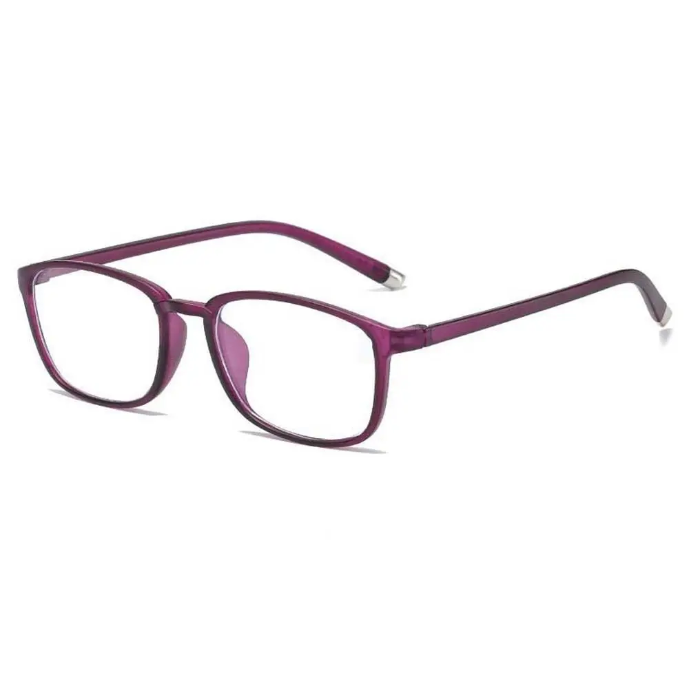 Short Sighted Spectacles Nearsighted Glasses Square Eyewear Vision Care Computer Eyeglasses Lightweight Black Purple Grey
