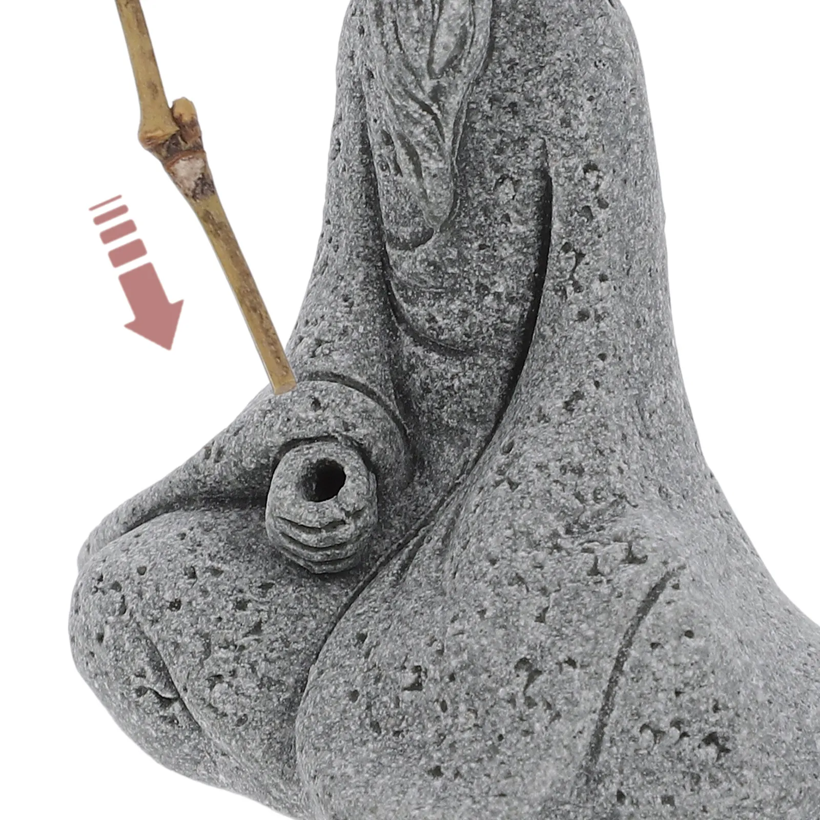 Sturdy Sand Stone Fisherman Desktop Ornament Ideal for Aquarium Fish Tank Garden Micro Landscape Home Decor Enhancing Vivid