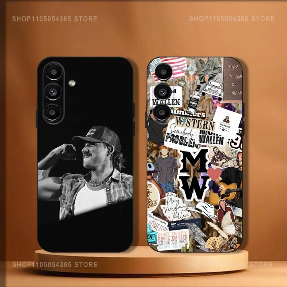 

Чехол для телефона Singer M-Morgan Wallens для Samsung Galaxy A20, A21s, A22, A31, A32, A52, A53, A72, 73, A80 Soft Black Cover