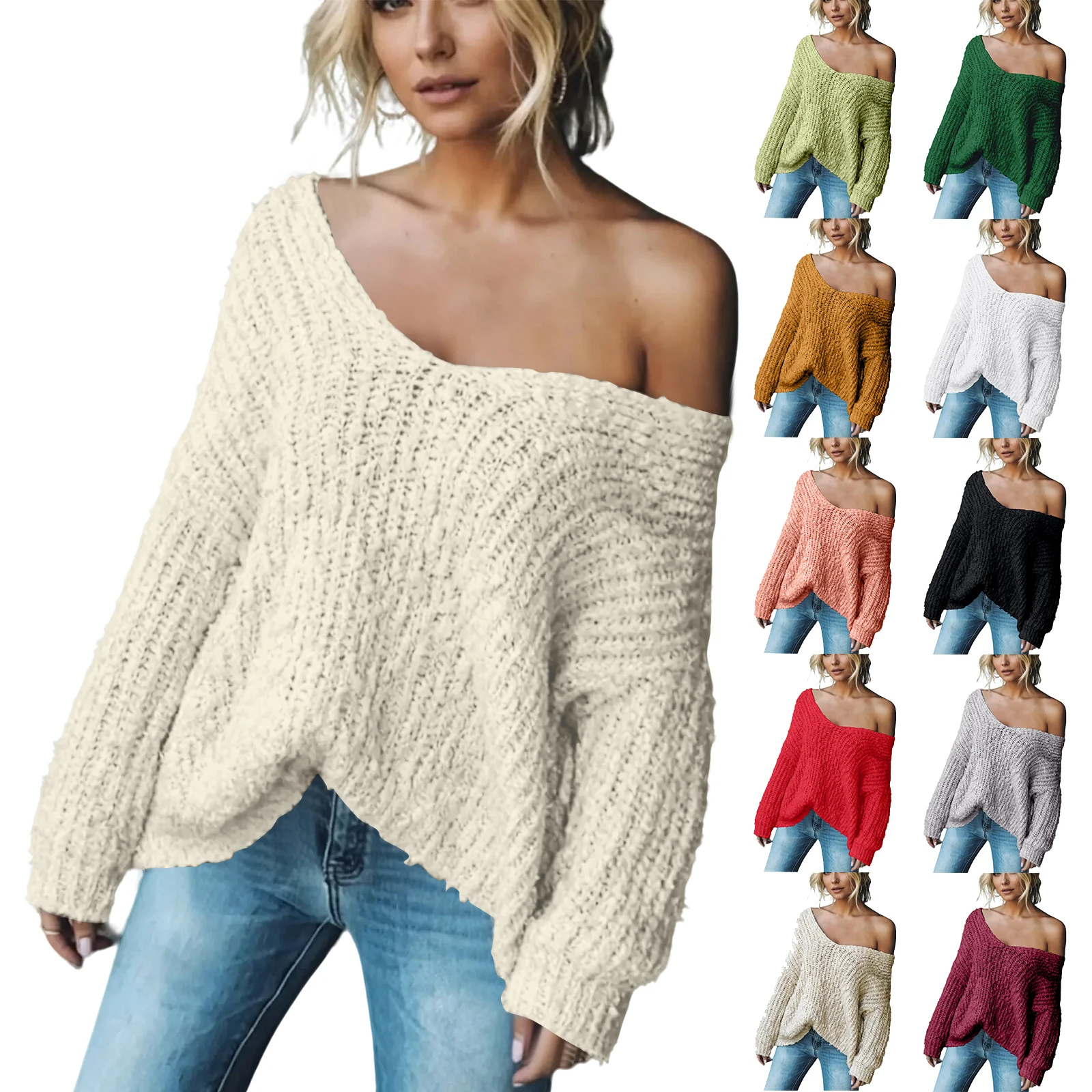 

Женская мода, популярные вязаные топы, повседневная однотонная свободная рубашка с v-образным вырезом, женская мягкая удобная повседневная элегантная одежда для отдыха