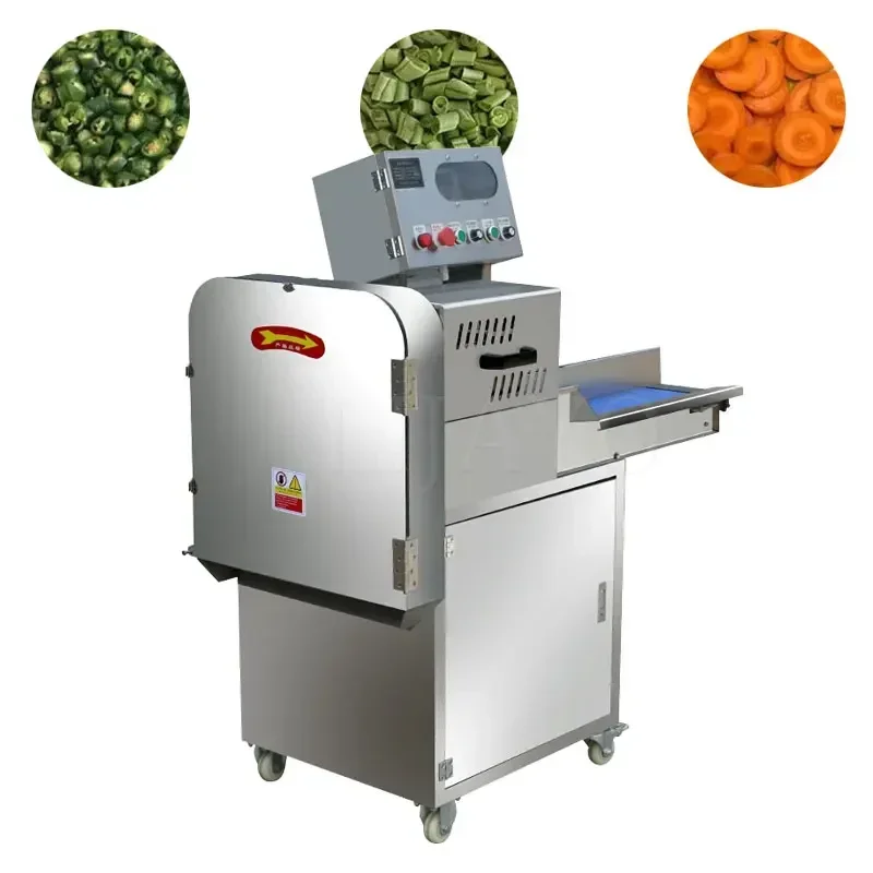 Vegetable Cutting Machine For Cut Leek Scallion Sauerkraut Pepper Dicing Machine Electric Slicer Industrial Onion Cutter Machine