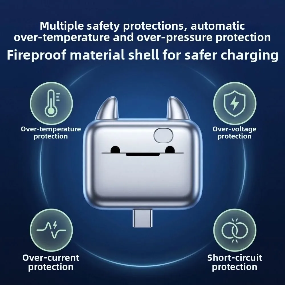 Cartoon Smart Auto Eject Charger 140W Automatic Power Off Auto Stop Charging Adapter Mobile Phone Charging Accessories