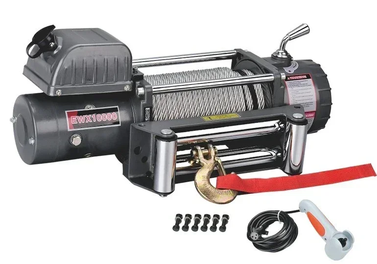 Ce Certified Dc 12V or 24V Power Drive Optional Electric Winch 5t