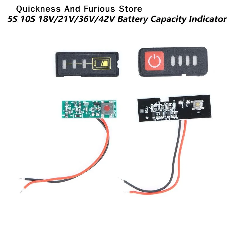 【TO】5S 10S 18V/21V/36V/42V Battery Capacity Indicator LED Display Lithium Battery Charging Tester For Electric Drill Screwdriver