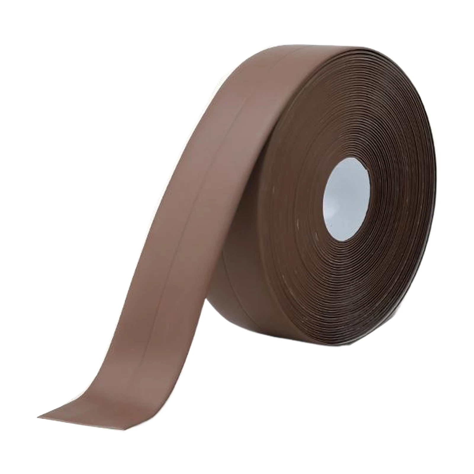 

Easy Peel-off Back PVC Floor Transition Strip For Quick DIY Floor Upgrade With Adhesive Attached To Back Of Product