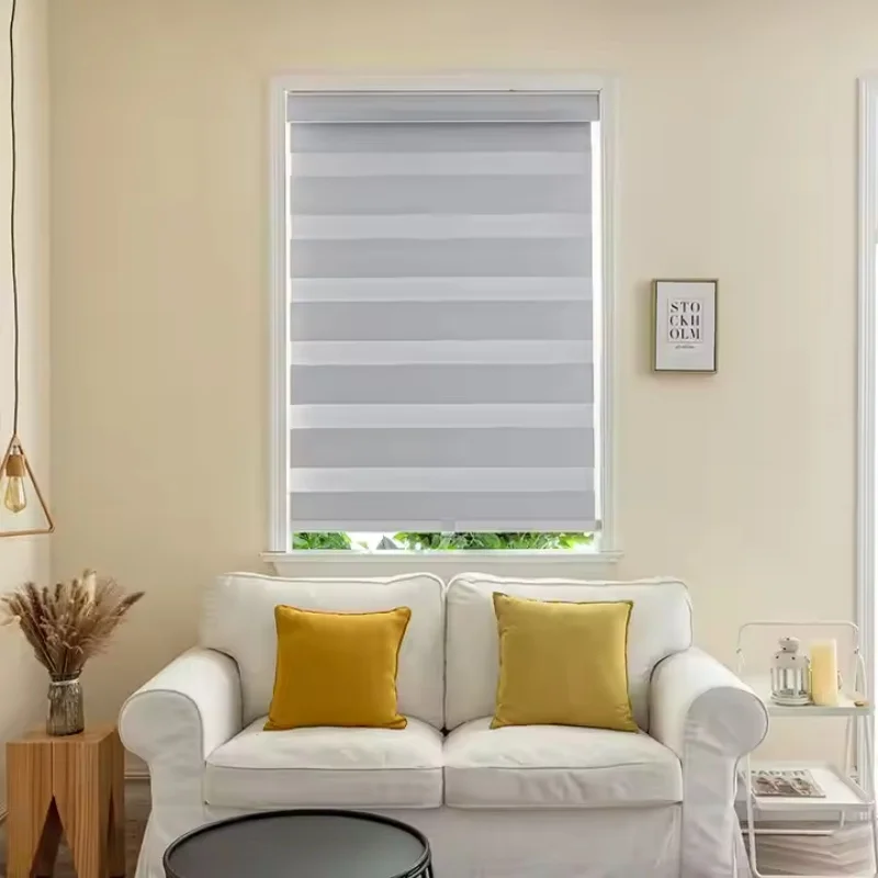 

Customized size for Indoor window blackout and waterproof cheap cordless zebra blinds for home decoration