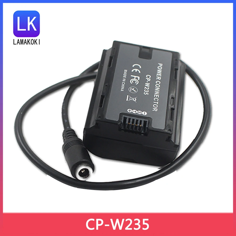 

NP W235 NP-W235 Dummy Battery CP W235 CP-W235 DC Coupler fit power adapter supply for Fuji X-T4 XT4 Camera