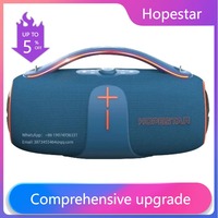 Hopestar A85 high quality portable subwoofer speaker fully upgraded. IP6 waterproof rating 4 play modes 3 music file decoding