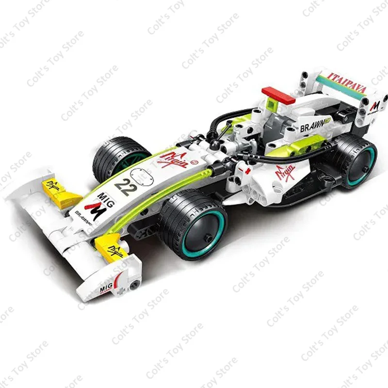 2023 City Series Speed Champions F1 Supercars Building Blocks Rally Car Technology Racing Vehicle Models Bricks Kids Toys Gifts