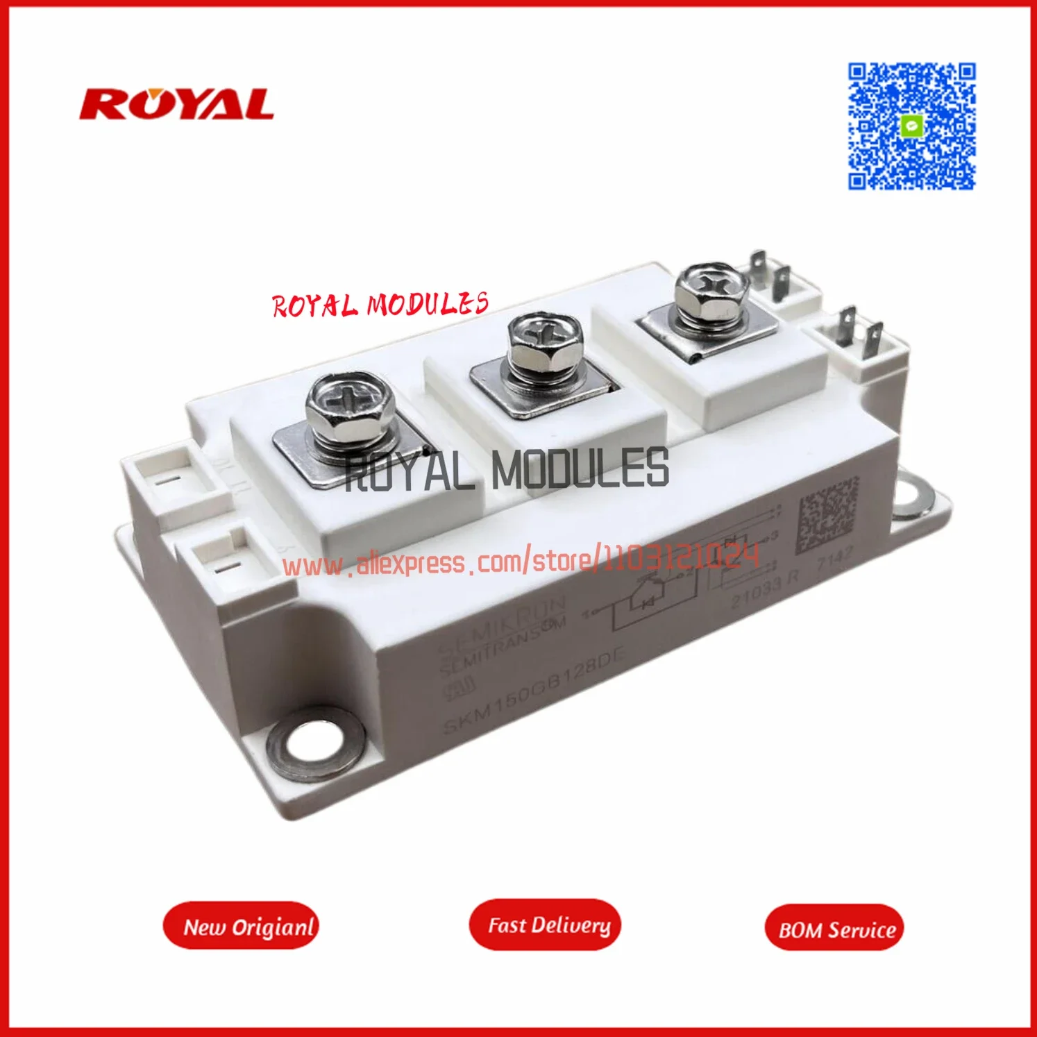 

SKM150GB128DE New Original Module