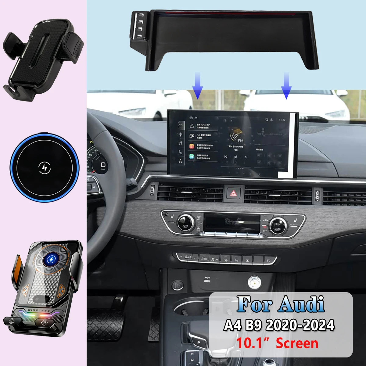 Special Designed For Audi A4 B9 2020-2022 2023 2024 Car 10.1