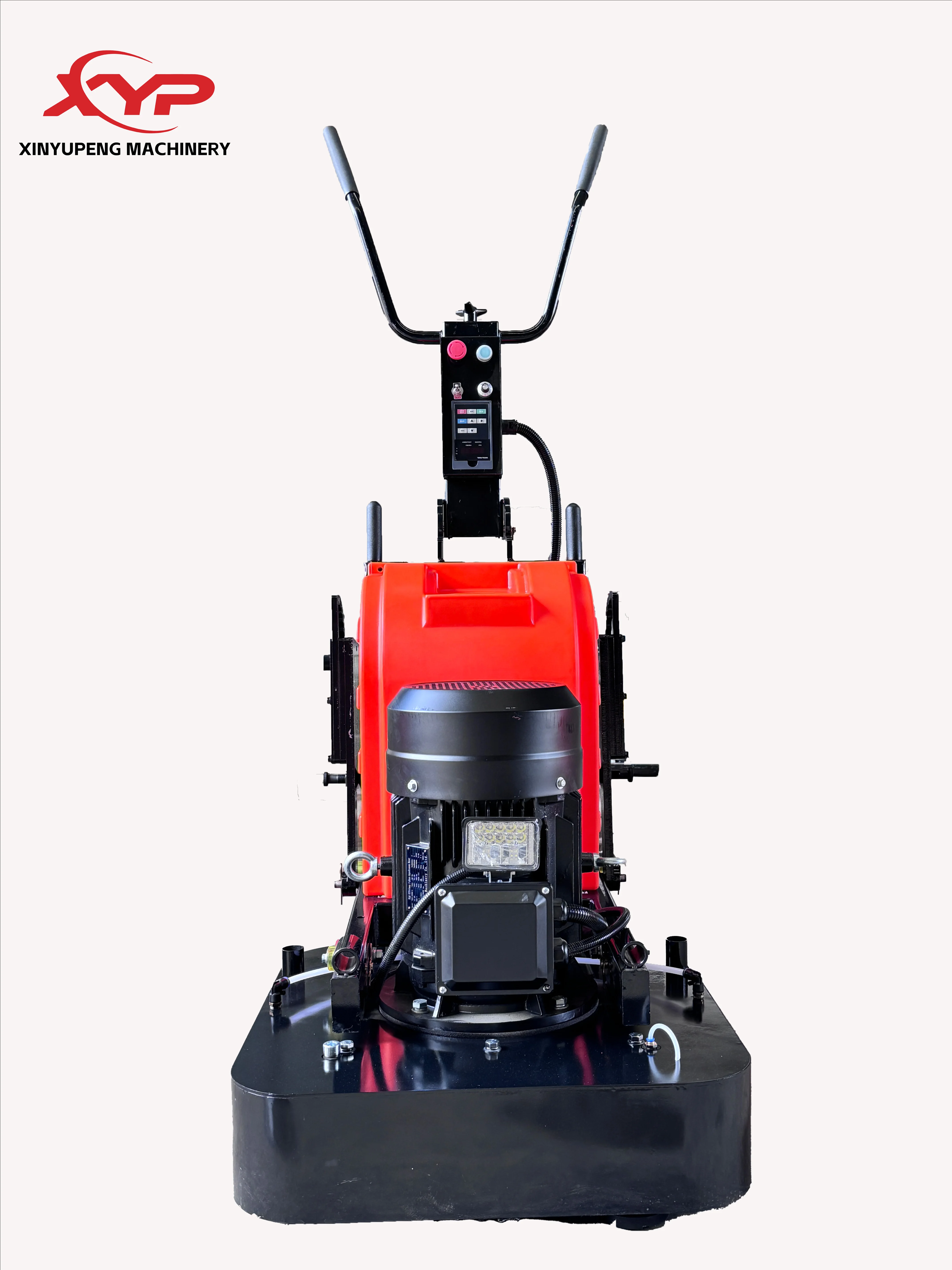 Hand Push Epoxy Terrazzo Portable Concrete Floor Surface Grinder & Polisher 395kg 1 Year Warranty