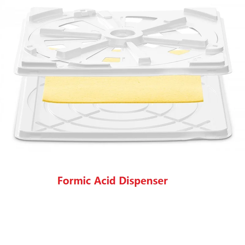 

Adjustable Formic Acid Evaporator Varroa Mites Treatment Formic Acid Dispenser Beekeeping Treatment Tray Beekeeping Tools