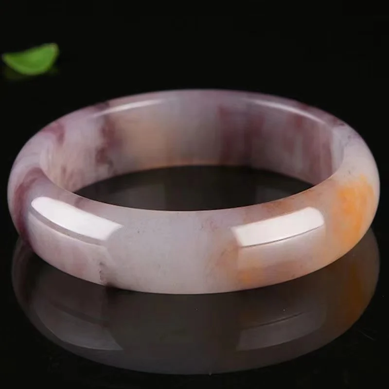 Collection of the He Tian jade bracelet,Transparency,free shipping