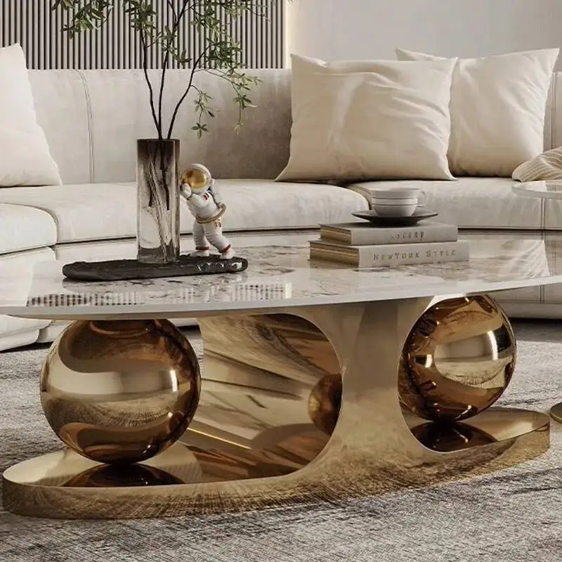 Table Lamp Italian Luxury Aesthetic Side Minimalist Clear Service Side Table Computer Dinner Mesas Bajas Lounge Suite Furniture