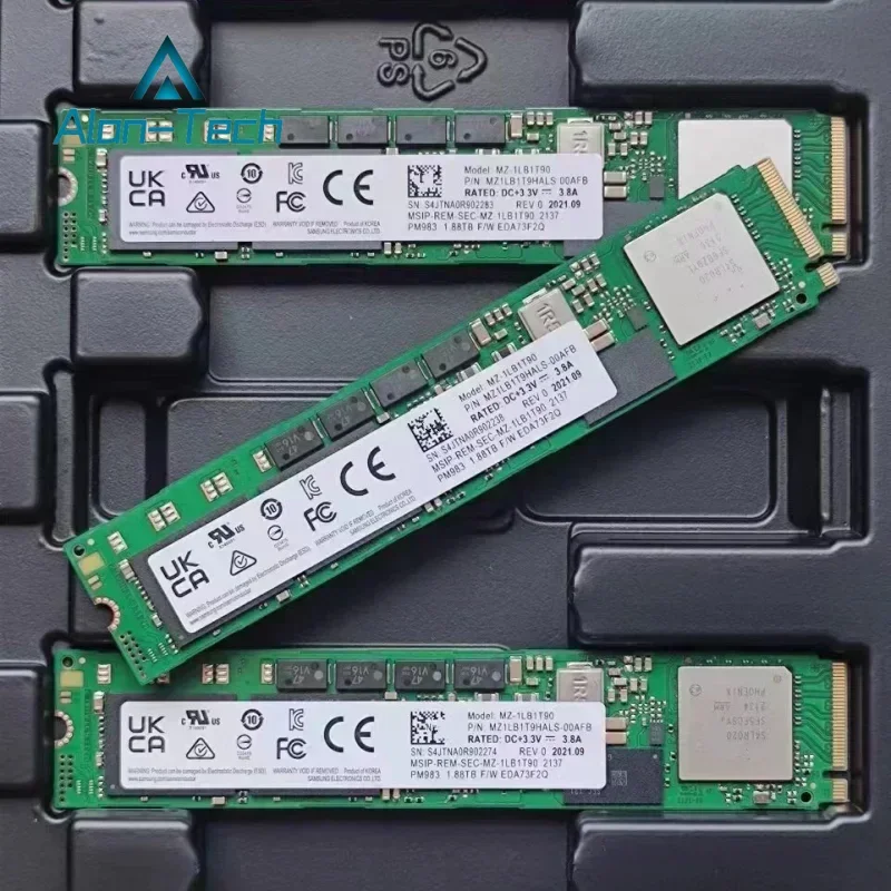 Unidade de estado sólido para SSD PM983, PM983, SSD 3.84T, tamanho 22110 M.2, protocolo Nvme 3.0, 00007, original, versão comum